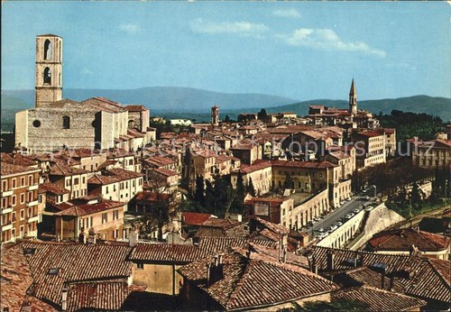 Perugia haeuseransicht - perugia,