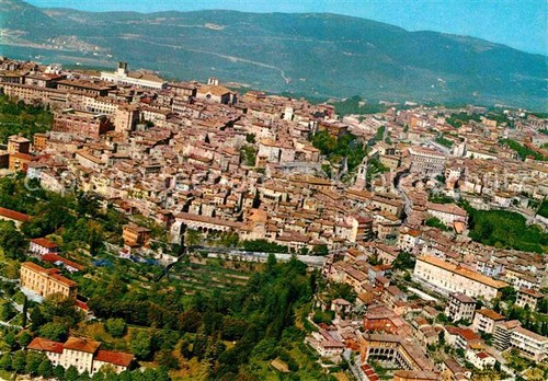 Perugia fliegeraufnahme - perugia,