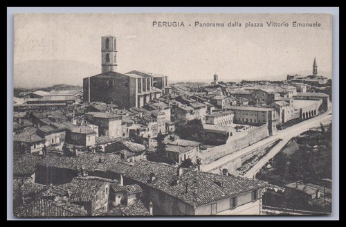 Ansichtskarte perugia - ansichtskarte,