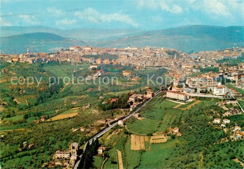Perugia panorama dall aereo - perugia,