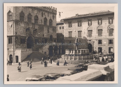 Perugia umbrien italien 1954 - perugia,