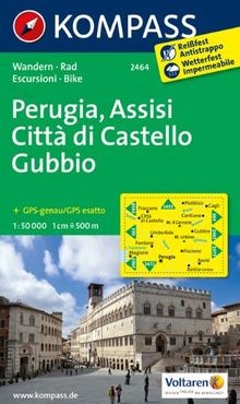 Kompass wanderkarte perugia - perugia,