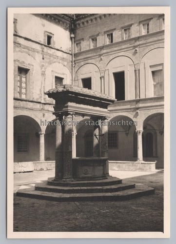 Perugia italien 1954 brunnen - 1954,
