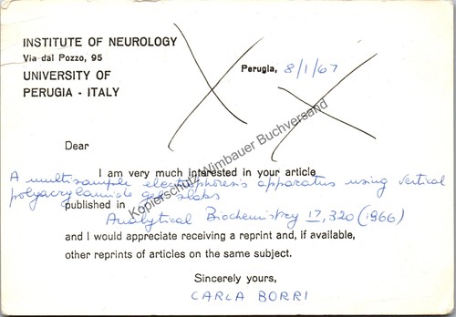 Original autogramm carla - autogramm,