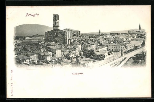 Ansichtskarte perugia - ansichtskarte,