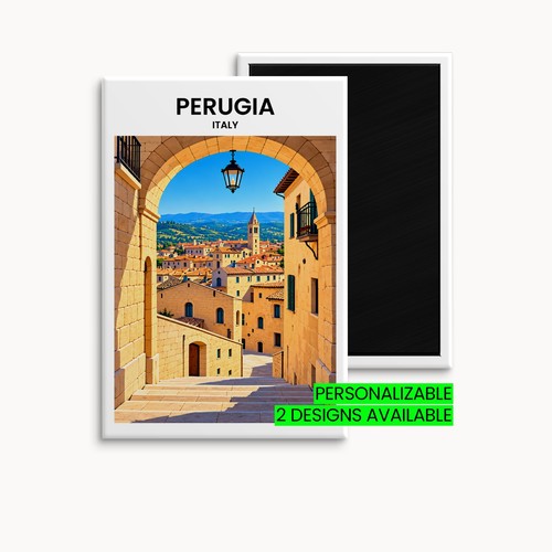 Perugia kühlschrankmagnet - perugia,
