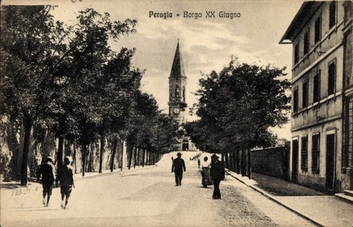 Perugia umbria borgo xx - ,