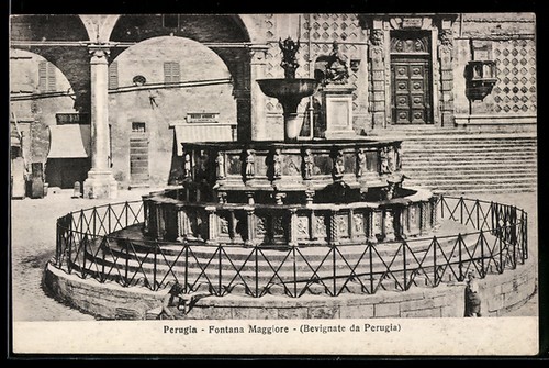 Ansichtskarte perugia fontana - perugia,,