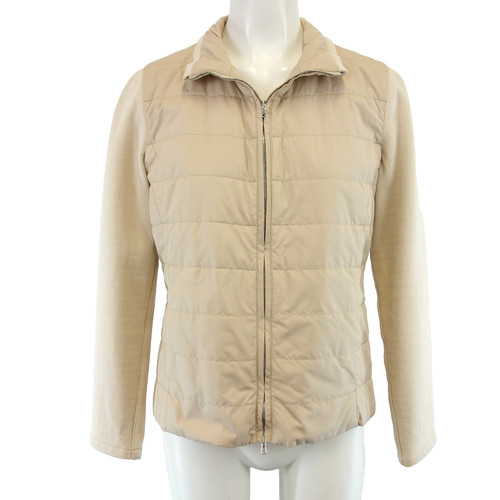 Jacke beige tricot perugia - jacke,