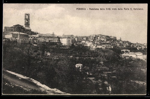 Ansichtskarte perugia - ansichtskarte,