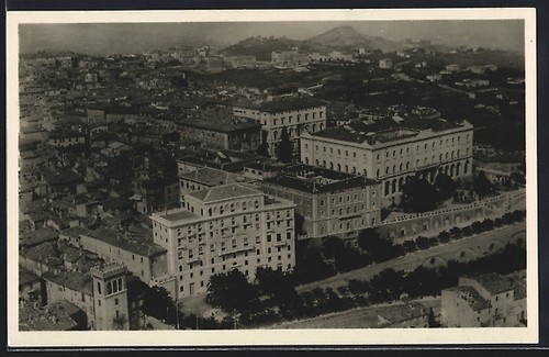 Perugia fliegeraufnahme - ak, perugia,