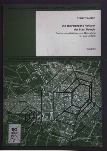Die zentralörtliche funktion - die,